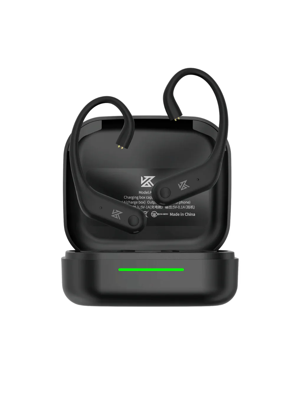 Adaptador Bluetooth KZ AE01 con su estuche de carga