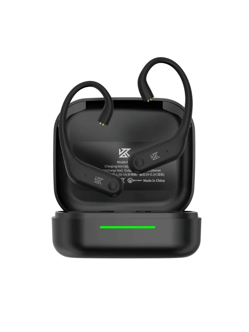 Adaptador Bluetooth KZ AE01 con su estuche de carga