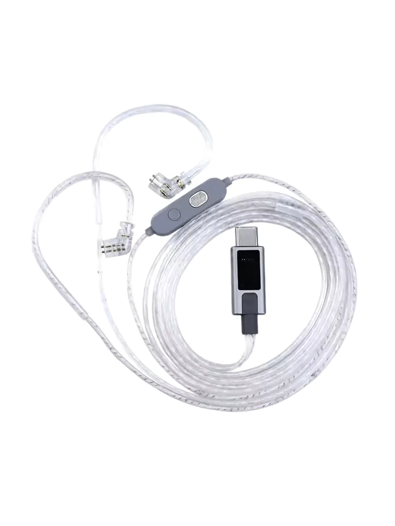 Cable KZ M2 USB-C plateado