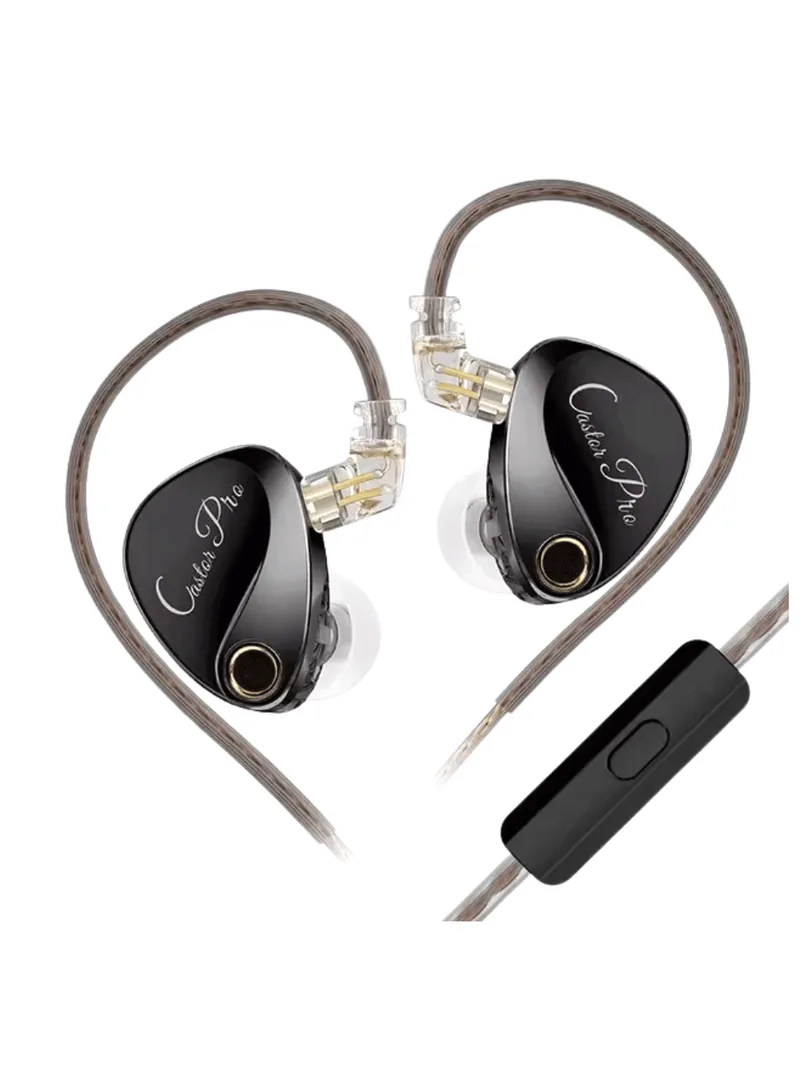 KZ Castor Pro negro con micrófono