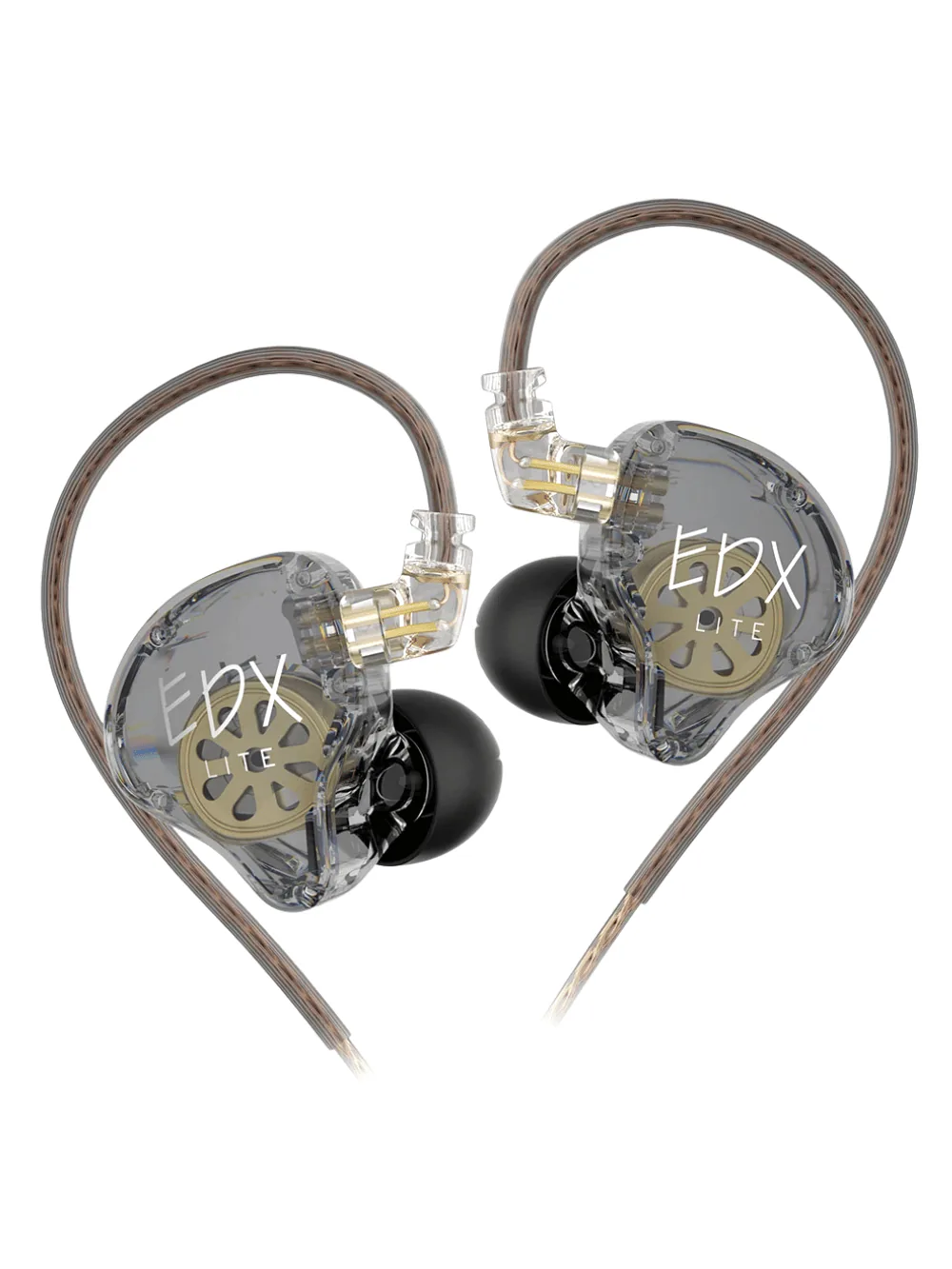 KZ EDX LITE gris transparente