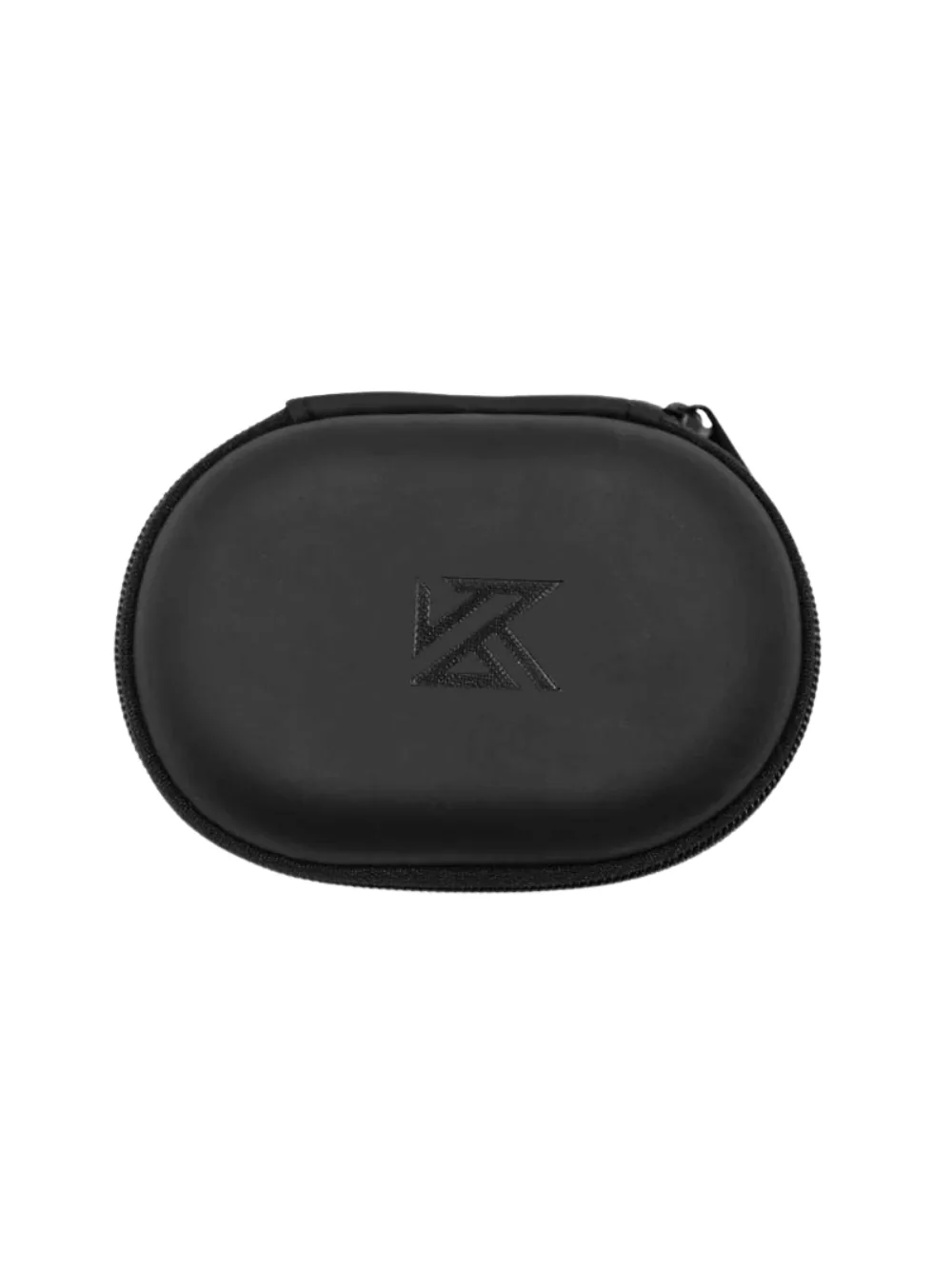 Estuche ovalado KZ negro cerrado